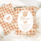 Little Cutie Pie Schattige  kanten baby shower Kaart