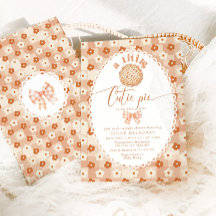 Little Cutie Pie Schattige  kanten baby shower