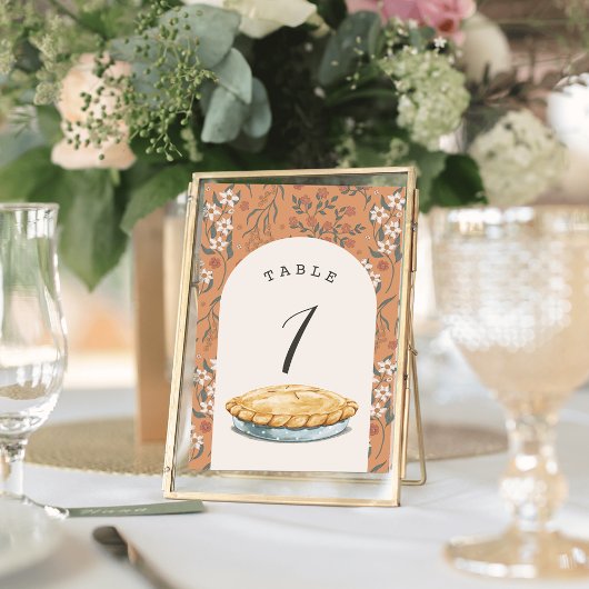 Little Cutie Pie Sinaasappel Bloemen Meisje Baby s Kaart