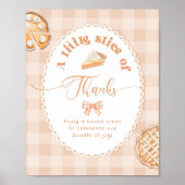 Little Cutie Pie Sweet bedankt Poster (Voorkant)