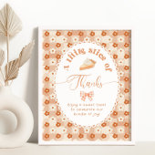 Little Cutie Pie Sweet bedankt Poster