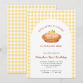 Little Cutie Pie Thanksgiving Herfst eerste verjaa Kaart (Voorkant / Achterkant)