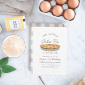 Little Cutie Pie Thanksgiving Wit 1e Verjaardag Kaart