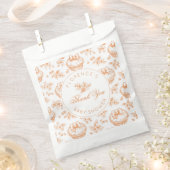 Little Cutie Pie Toile baby shower baby shower Bedankzakje (Geknipt)