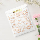 Little Cutie Pie Toile baby shower baby shower Bedankzakje (Gezegeld)