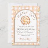 Little Cutie Pie Verjaardag Bedankt kaart (Voorkant)