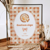 Little Cutie pie Verjaardag bewerkbaar Aangepast Poster