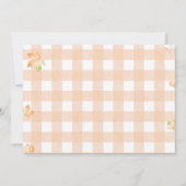 Little Cutie Pie Verjaardag Foto Dank u kaart (Achterkant)