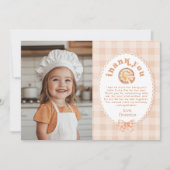 Little Cutie Pie Verjaardag Foto Dank u kaart (Voorkant)