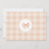 Little Cutie Pie Verjaardag Foto Dank u kaart (Achterkant)