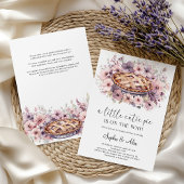 Little Cutie Pie Watercolor Baby Shower Kaart