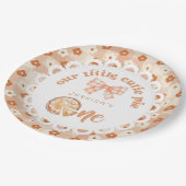 Little Cutie Pie wordt een 1e verjaardag Papieren Bordje (Gekanteld)