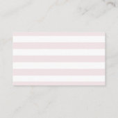 Little Cutie Pink Baby shower Diaper Raffle Ticket Informatiekaartje (Achterkant)