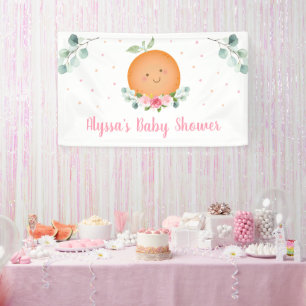 Little Cutie Pink Girl Baby shower Spandoek