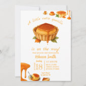 Little Cutie quesillo Herfst Bladeren Baby shower Kaart (Voorkant)