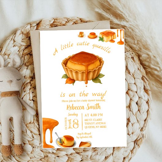 Little Cutie quesillo Herfst Bladeren Baby shower Kaart
