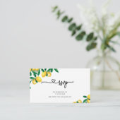 Little cutie RSVP Informatiekaartje (Staand voorkant)