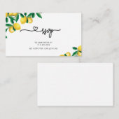 Little cutie RSVP Informatiekaartje (Voorkant / Achterkant)