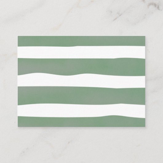 Little Cutie Sage Groene Luier Raffle Baby shower Informatiekaartje (Achterkant)