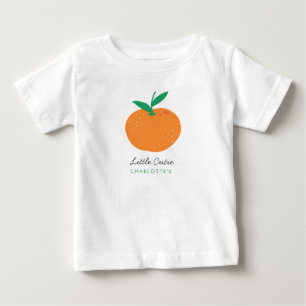Little Cutie Schattige Sinaasappel Baby T-shirt