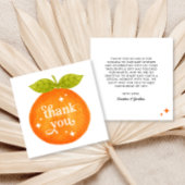 Little Cutie Sinaasappel bedankje