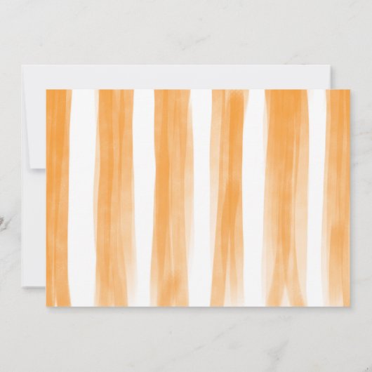 Little Cutie Sinaasappel Citrus 1st Verjaardag Fot Kaart (Achterkant)