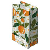 Little Cutie Sinaasappel Flowers Verjaardag Klein Cadeauzakje (Voorkant Gekanteld)