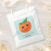 Little Cutie Sinaasappel Neutral Favoriet Tassen Bedankzakje (Geknipt)