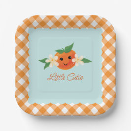 Little Cutie Sinaasappel Neutral Paper Bord