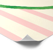 Little Cutie sinaasappels Bow Baby shower Welkomst Poster (Hoek)