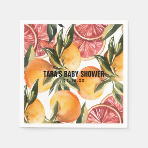 Little Cutie   Sinaasjeugd Botanische Baby Shower Servet