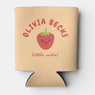 Little Cutie Strawberry Baby shower Blikjeskoeler