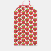 Little Cutie Strawberry Baby shower Cadeaulabel (Achterkant)