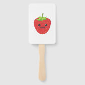 Little Cutie Strawberry Baby shower Handwaaier (Achterkant)