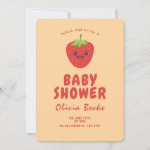 Little Cutie Strawberry Baby shower