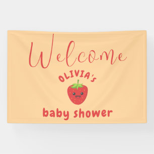 Little Cutie Strawberry Baby shower Spandoek