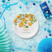 Little Cutie Summer Birthday Papieren Bordje (Feest)