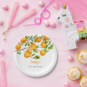 Little Cutie Summer Birthday Papieren Bordje (Feest)