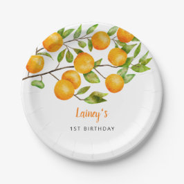 Little Cutie Summer Birthday Papieren Bordje