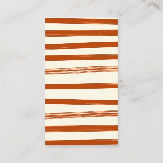 Little Cutie Taart Herfst Luier Raffle Visitekaartje (Achterkant)