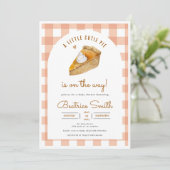 Little cutie taart Herfst meisje Baby shower Kaart (Staand voorkant)