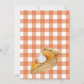 Little cutie taart Herfst meisje Baby shower Kaart (Achterkant)