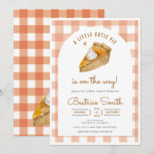 Little cutie taart Herfst meisje Baby shower Kaart (Voorkant / Achterkant)