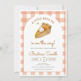 Little cutie taart Herfst meisje Baby shower Kaart