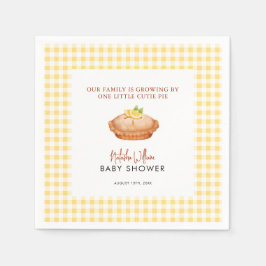 Little Cutie taart is op de weg baby shower Servet