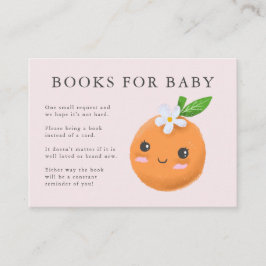 Little Cutie Thema Boeken voor Baby Pink Baby show Informatiekaartje