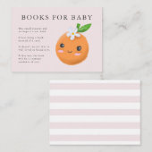 Little Cutie Thema Boeken voor Baby Pink Baby show Informatiekaartje (Voorkant / Achterkant)