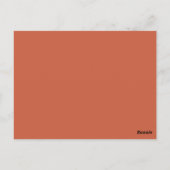 Little Cutie Theme Baby shower Advies Kaart (Achterkant)