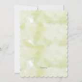 Little cutie verjaardagsuitnodiging kaart (Achterkant)