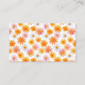 Little Cutie Waterverf Sinaasappel Fruit Luier Raf Informatiekaartje (Achterkant)